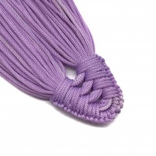 Плетеная кисть из нейлонового шнура. Цвет: сиреневый. Артикул: 7. 