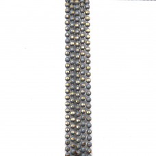 Цепи шарики с позолоченными гранями. 1,2 мм. Цвет: серый. Артикул: ЦГ2-3.