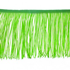 Бахрома полиэстер 15 см. Цвет: кислотно-зеленый. Артикул: P15-1-6